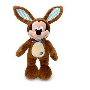 Προσαρμοσμένα γεμισμένα Bunny Πάσχας Mickey Mouse ζώων παιχνίδια βελούδου σε καφετή/από το λευκό