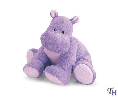 πορφυρά γεμισμένα Hippo ζωικά μικρά παιχνίδια βελούδου 10 ιντσών για τα παιδιά