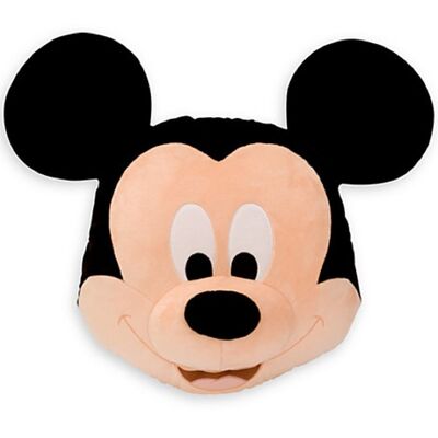 Μαύρα και ρόδινα μεγάλα της Disney Minnie μαξιλάρια μαξιλαριών ποντικιών επικεφαλής για την κλινοστρωμνή