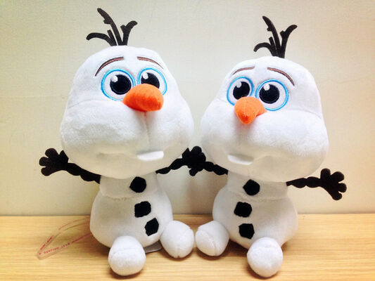 Καλό της Disney βελούδου ζώο του Olaf Stuffed παιχνιδιών παγωμένο η Disney, κεφάλι χαντρών 7 ίντσας