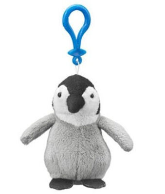 Μαύρα, γκρίζα γεμισμένα Penguin ζωικά δώρα 12cm προώθησης Keychain παιχνιδιών βελούδου