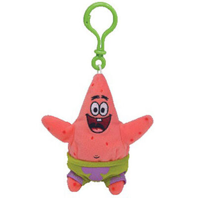 Γεμισμένο Spongebob παιχνίδι Keychain βελούδου ζώων με το μαλακό ύφασμα βελούδου