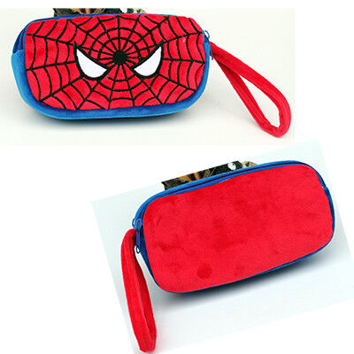 Κόκκινη και μπλε περίπτωση μολυβιών σακουλών μολυβιών βελούδου χαρακτηρών κινουμένων σχεδίων μόδας για τα δώρα προώθησης