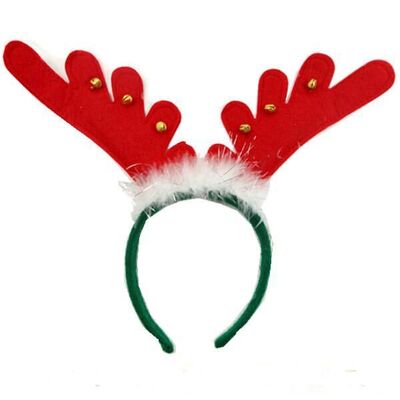 Headband ελαφόκερων μόδας καπέλο - εξάρτημα κοστουμιών αυτιών Rindeer βελούδου για το Κόμμα