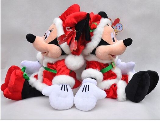 18inch Χριστούγεννα Mickey Mouse της Disney μόδας και παιχνίδια βελούδου ποντικιών της Minnie