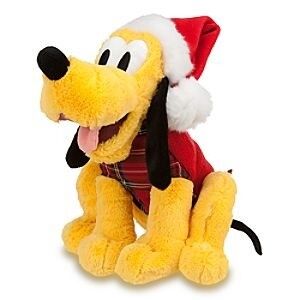 12inch κίτρινα Pluto γεμισμένα κινούμενα σχέδια παιχνίδια βελούδου της Disney για τα Χριστούγεννα