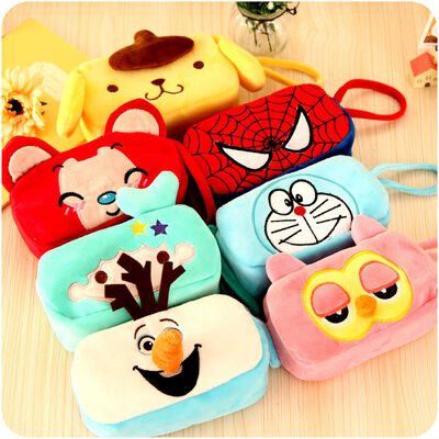 Ο παγωμένος Olaf Cartoon Plush Pencil Pouch, ζωική σακούλα μολυβιών φερμουάρ