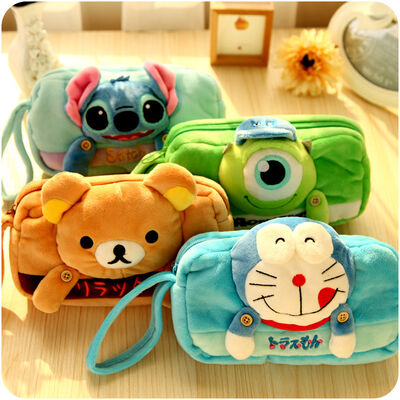 Ο παγωμένος Olaf Cartoon Plush Pencil Pouch, ζωική σακούλα μολυβιών φερμουάρ
