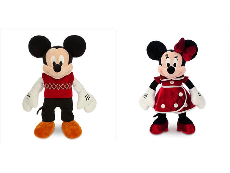 Παιχνίδια 40cm βελούδου ποντικιών της Minnie Χριστουγέννων και του Mickey Mouse Disney
