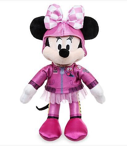 Παιχνίδια βελούδου της Disney μόδας, ρόδινο γεμισμένο αυτοκίνητα ζώο 30cm δρομέων ανοικτών αυτοκινήτων του Mickey Mouse Disney